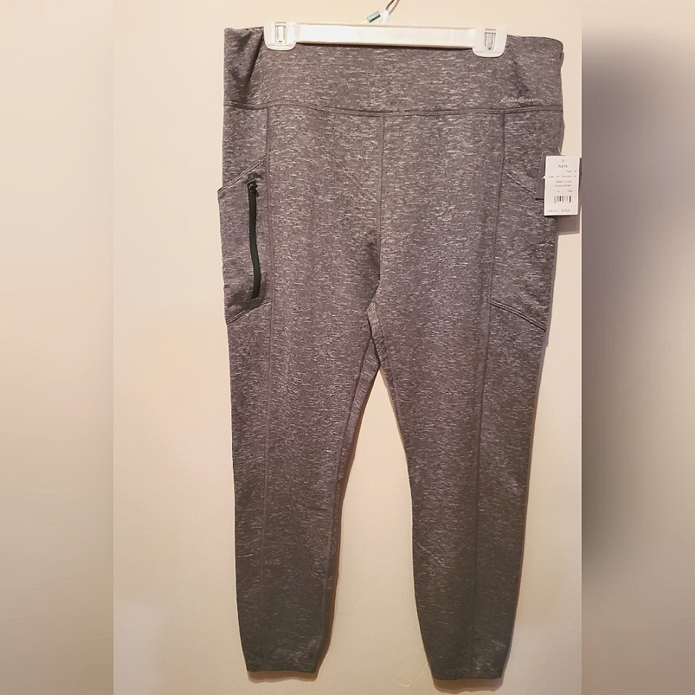 Eddie Bauer, Women's Leggings, Athletic, XL, Charcoal Heather
